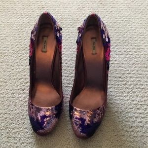 Miu Miu Purple/pink sequin pump